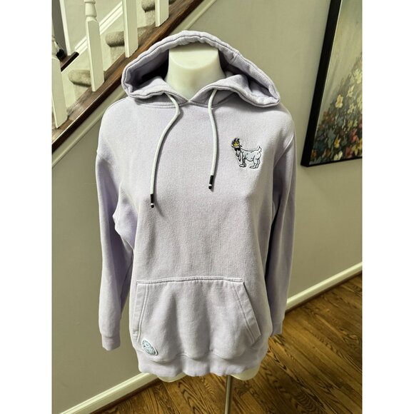 GOATUSA GOAT USA WG Hooded Sweatshirt Purple Size Small - Picture 3 of 7